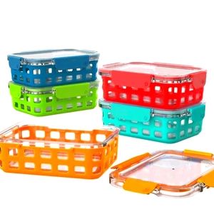 Ello Dura Glass Meal Prep  containers